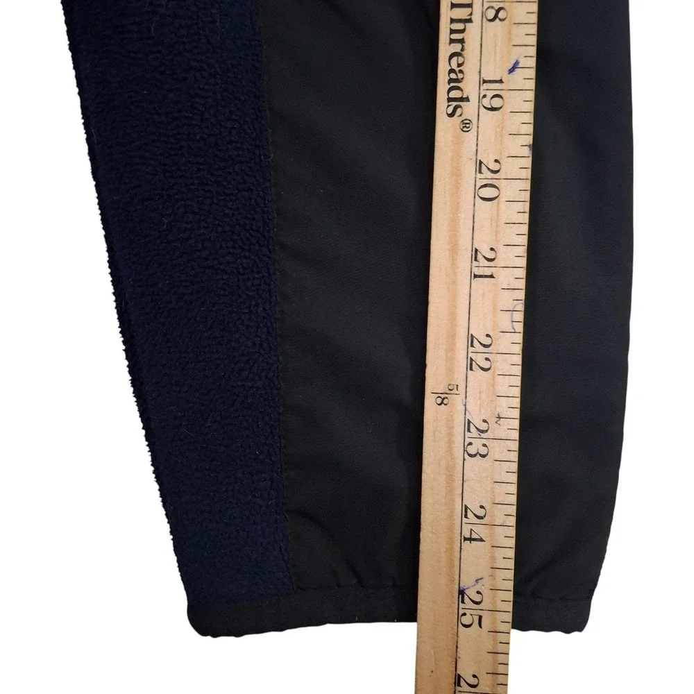 Polo Ralph Lauren Mens Fleece Jacket Navy Black Colorblock Full Zip Large